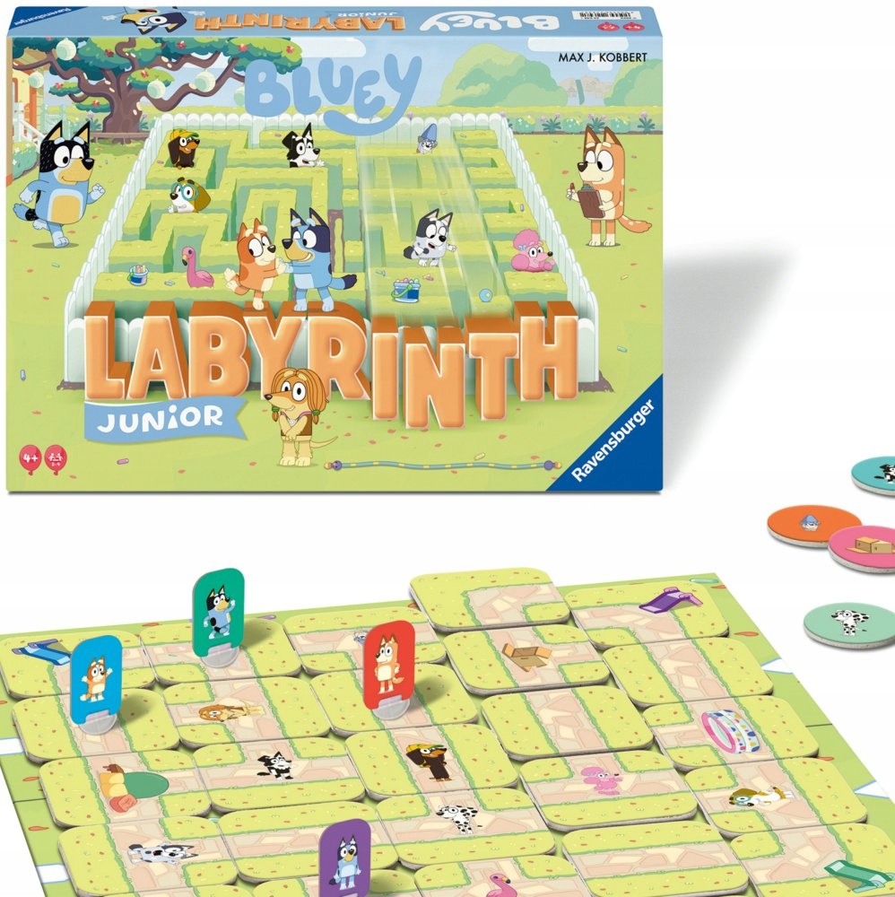 Spoločenská hra Labyrint Junior Bluey od Ravensburgeru
